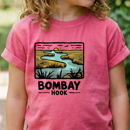 Bombay Hook National Wildlife Refuge Kids Cotton T-Shirt