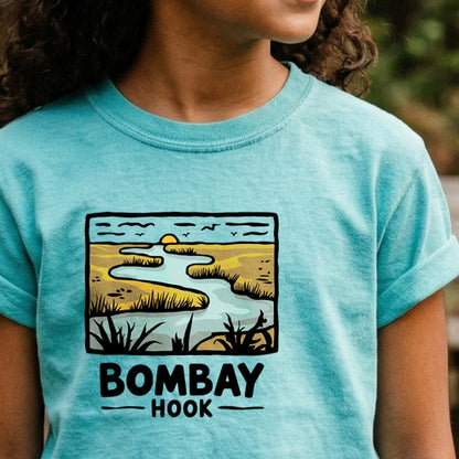 Bombay Hook National Wildlife Refuge Kids Cotton T-Shirt