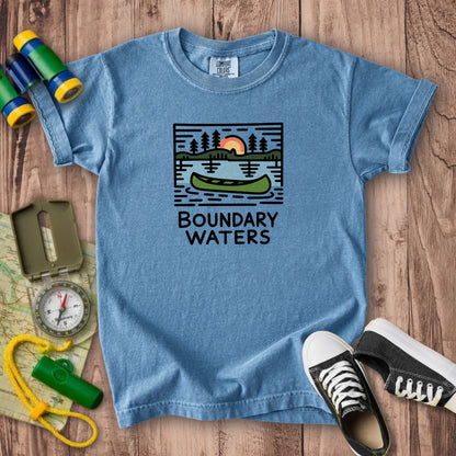 Boundary Waters Canoe Area Wilderness Kids Cotton T-Shirt