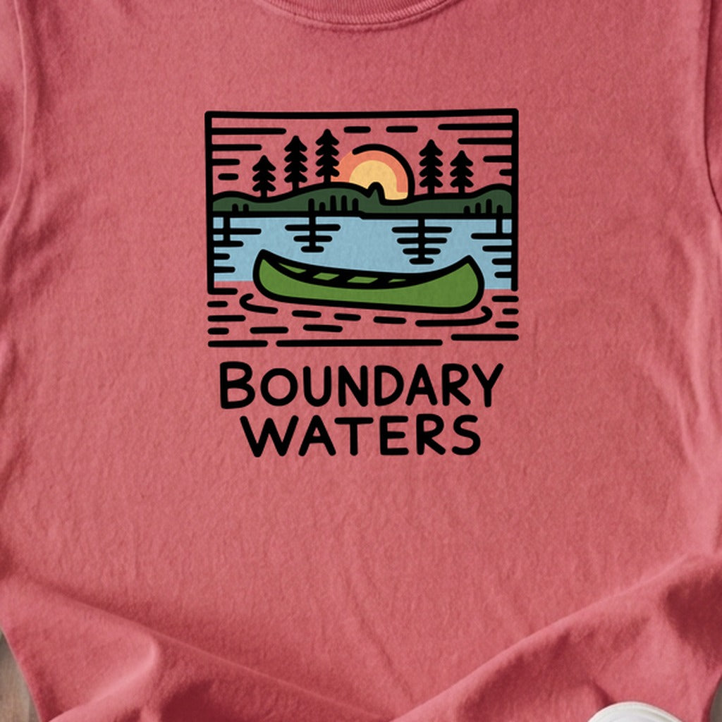 Boundary Waters Canoe Area Wilderness Kids Cotton T-Shirt