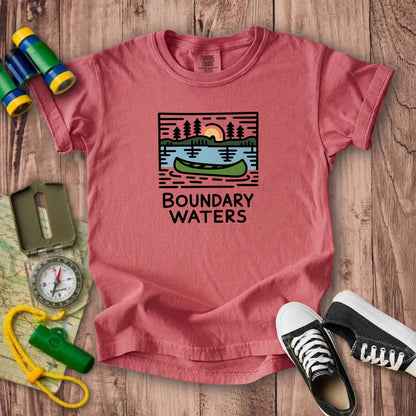 Boundary Waters Canoe Area Wilderness Kids Cotton T-Shirt