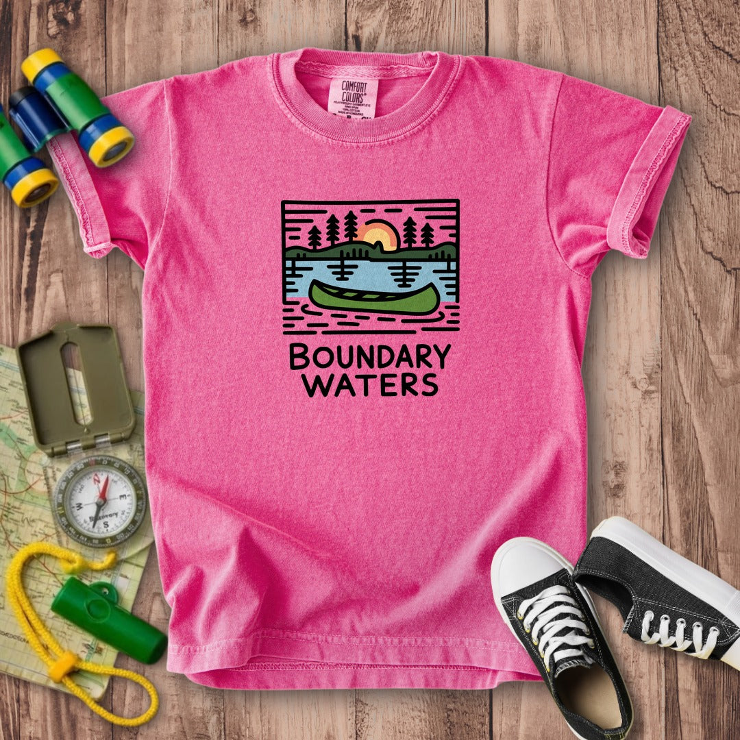 Boundary Waters Canoe Area Wilderness Kids Cotton T-Shirt