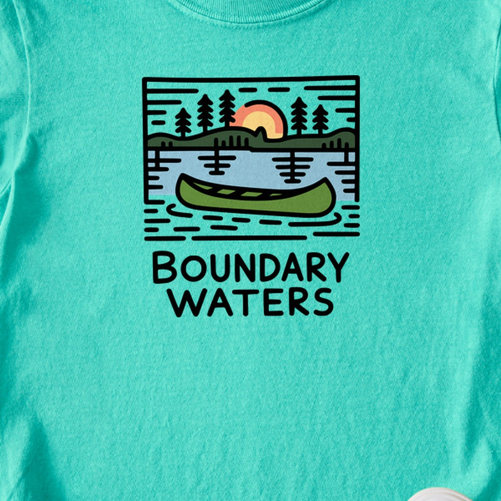 Boundary Waters Canoe Area Wilderness Kids Cotton T-Shirt