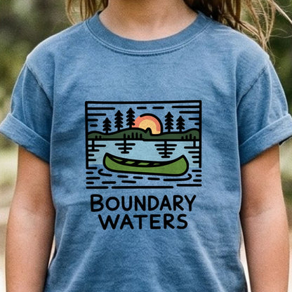 Boundary Waters Canoe Area Wilderness Kids Cotton T-Shirt