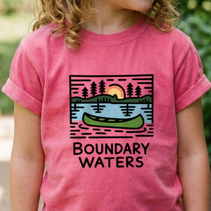 Boundary Waters Canoe Area Wilderness Kids Cotton T-Shirt