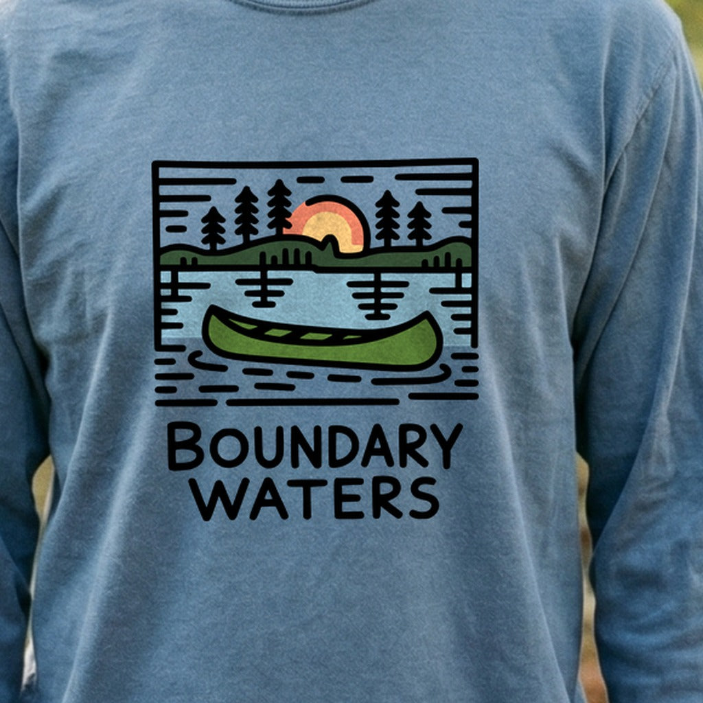 Boundary Waters Canoe Area Wilderness Cotton Long Sleeve