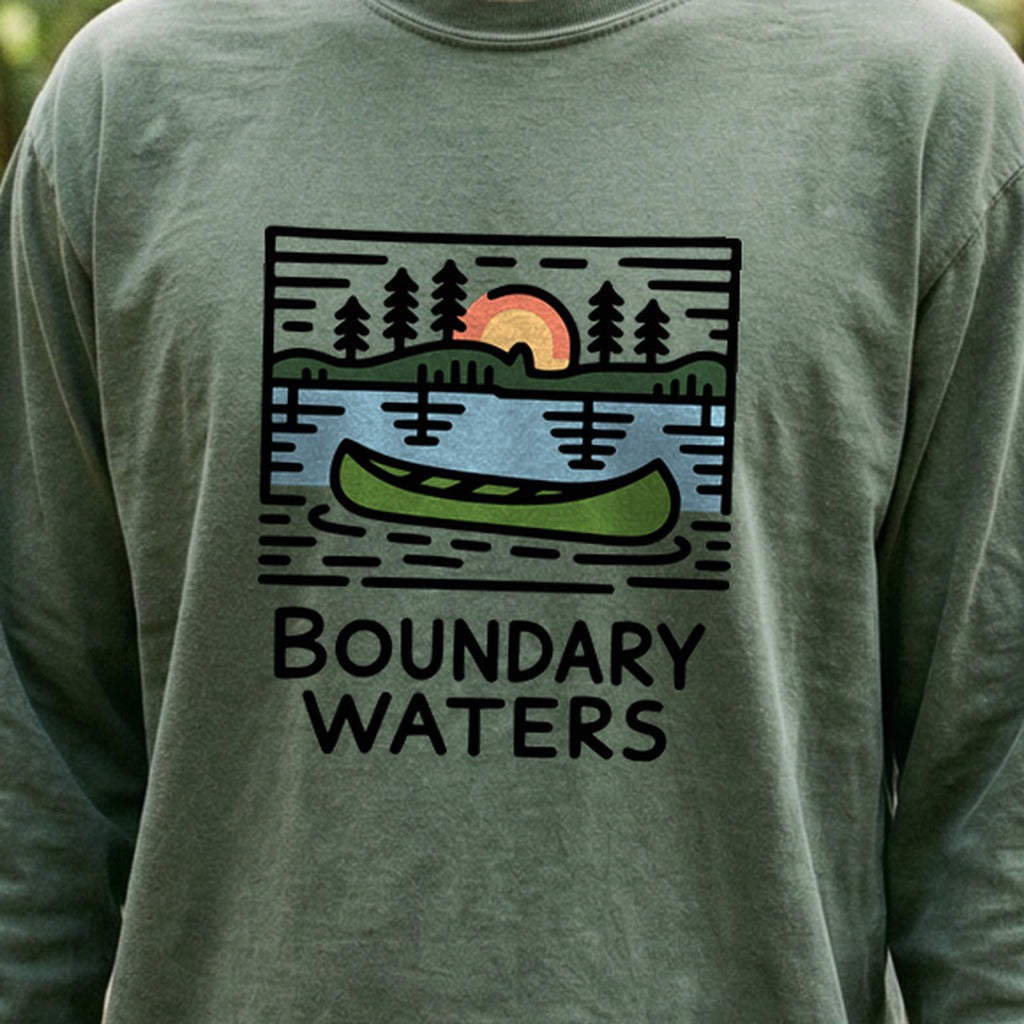 Boundary Waters Canoe Area Wilderness Cotton Long Sleeve