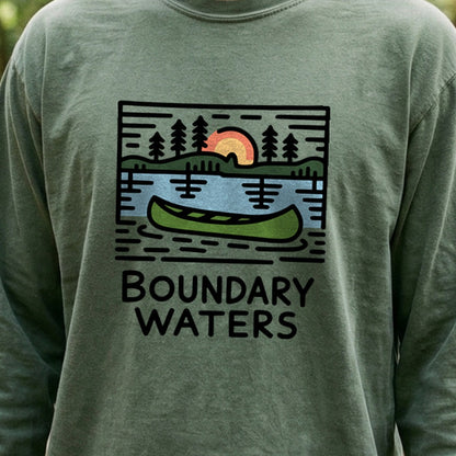 Boundary Waters Canoe Area Wilderness Cotton Long Sleeve