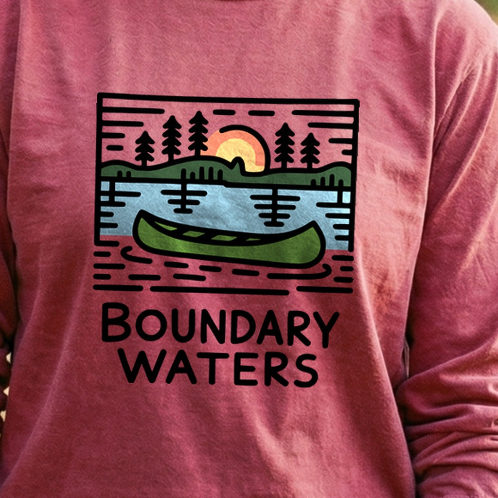 Boundary Waters Canoe Area Wilderness Cotton Long Sleeve