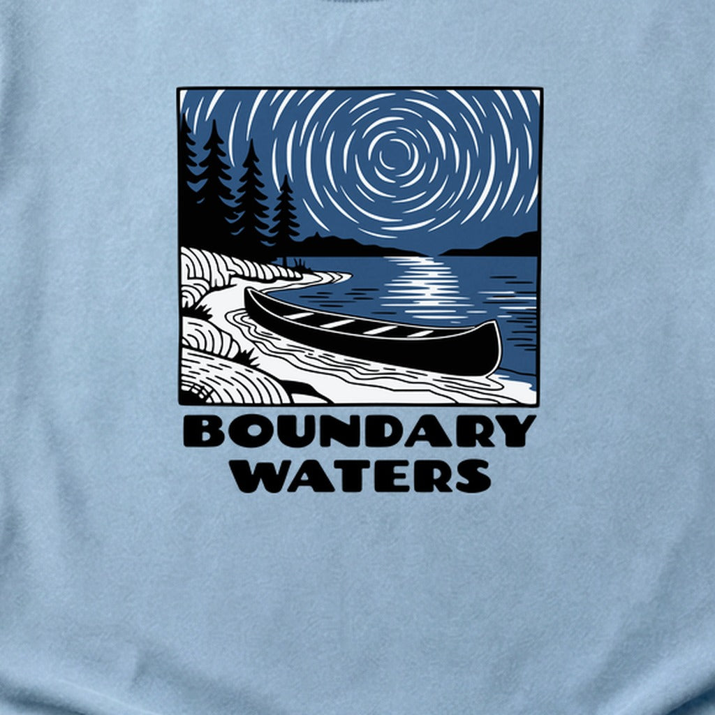 Boundary Waters Canoe Area Wilderness at Night Cotton T-Shirt