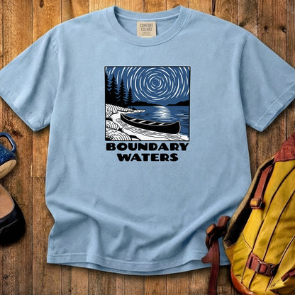 Boundary Waters Canoe Area Wilderness at Night Cotton T-Shirt