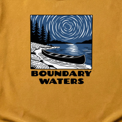Boundary Waters Canoe Area Wilderness at Night Cotton T-Shirt