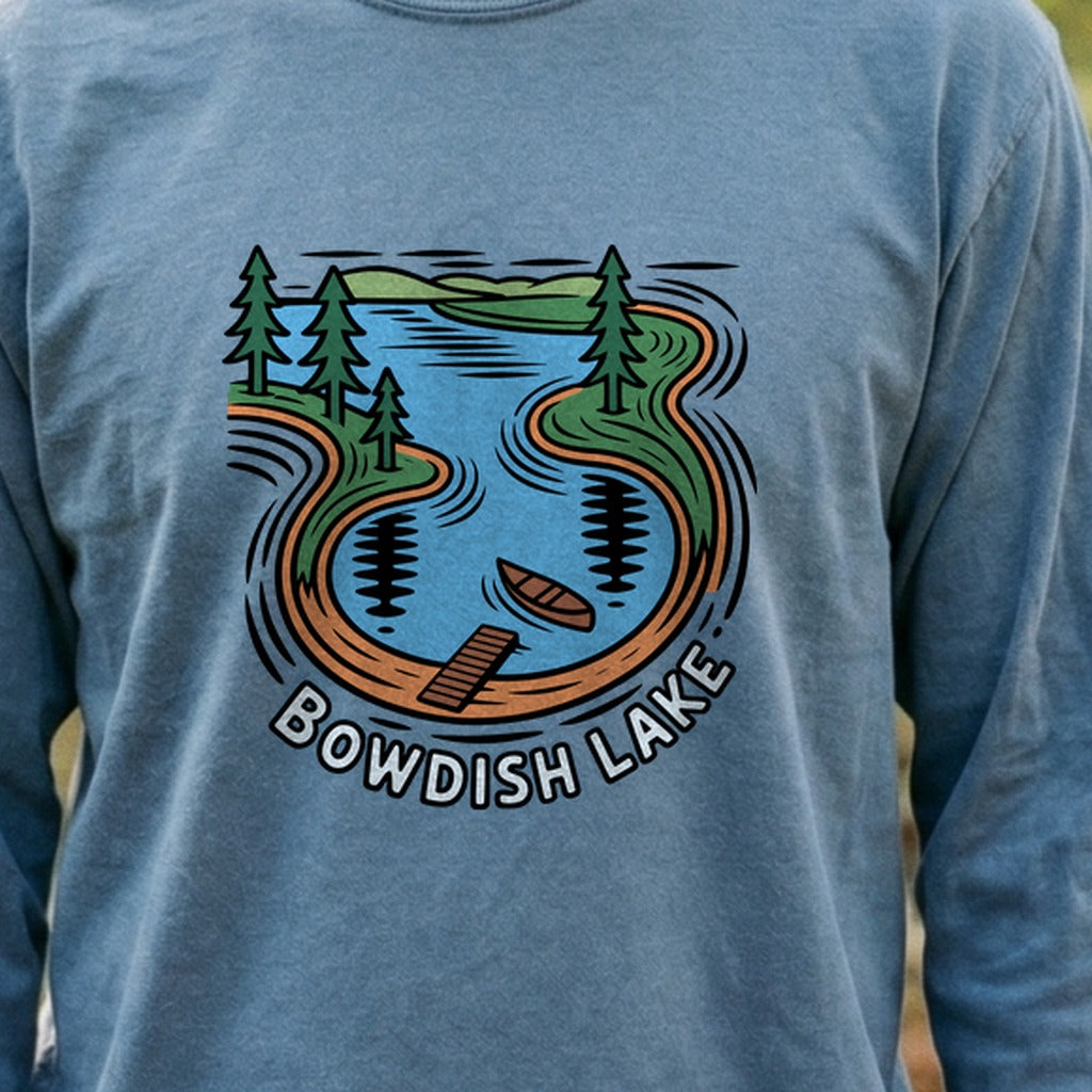 Bowdish Lake Cotton Long Sleeve