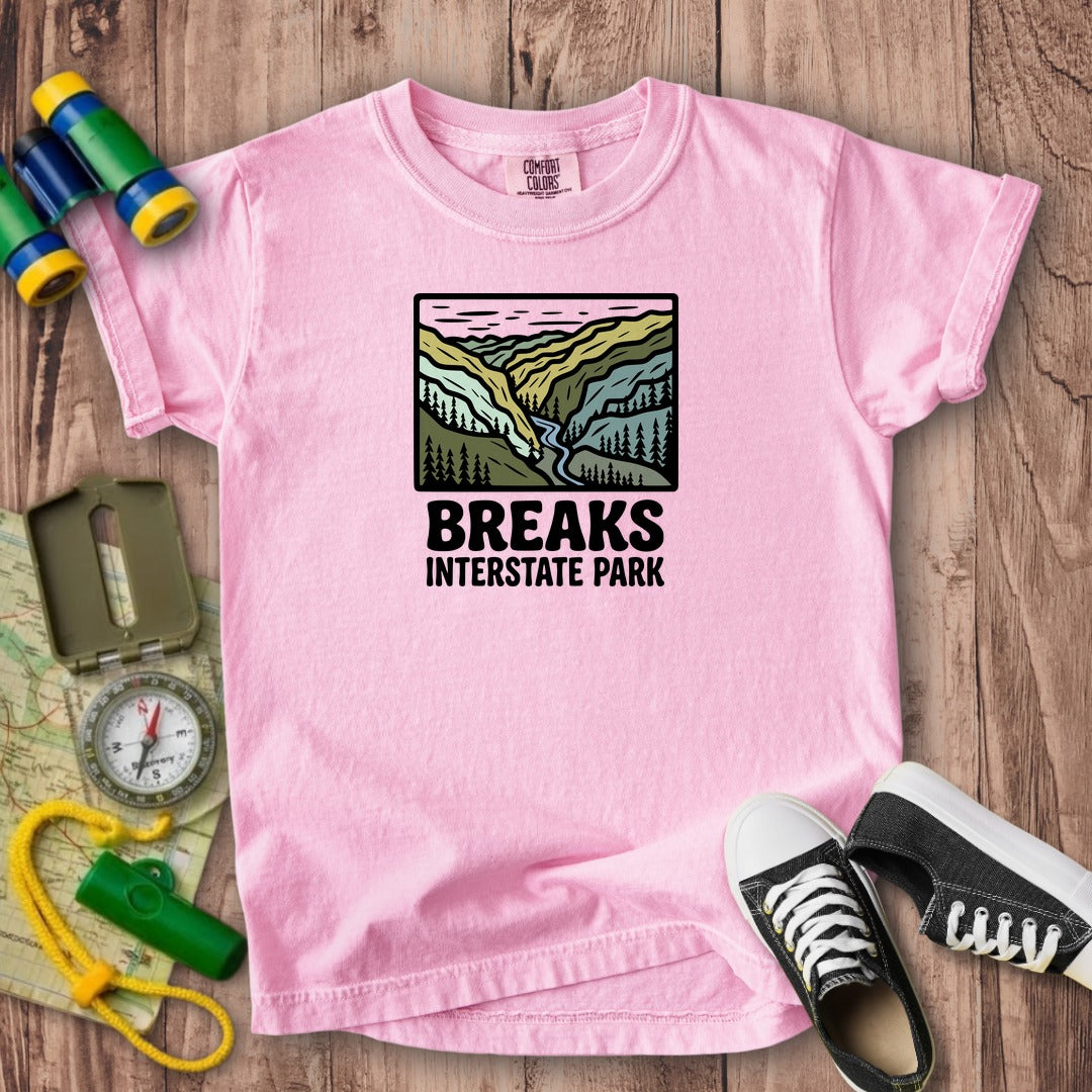 Breaks Interstate Park Kids Cotton T-Shirt