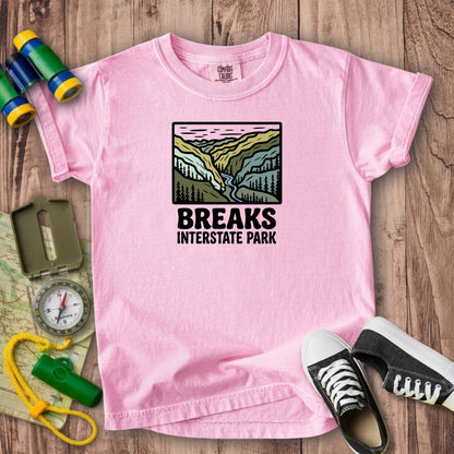 Breaks Interstate Park Kids Cotton T-Shirt