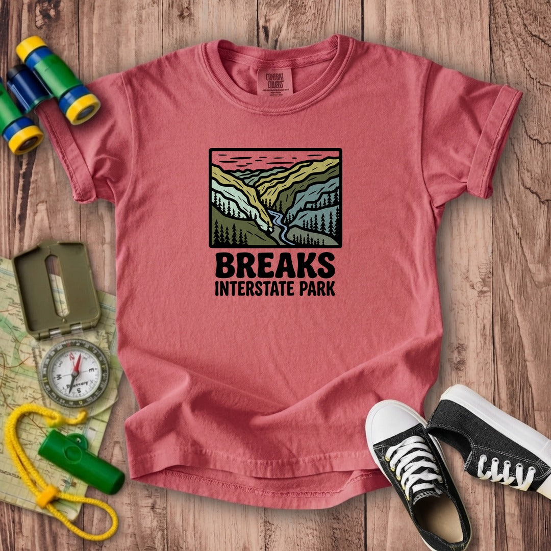 Breaks Interstate Park Kids Cotton T-Shirt