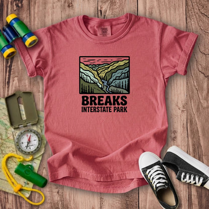 Breaks Interstate Park Kids Cotton T-Shirt