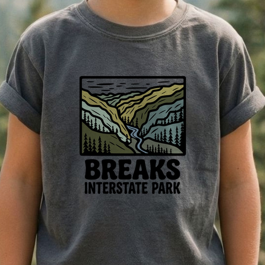 Breaks Interstate Park Kids Cotton T-Shirt