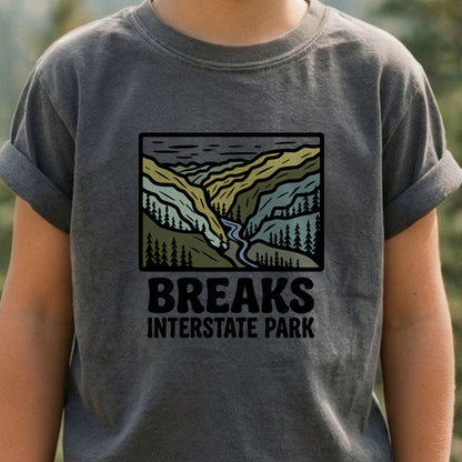 Breaks Interstate Park Kids Cotton T-Shirt