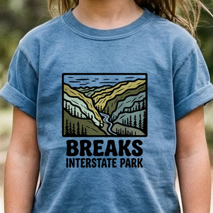 Breaks Interstate Park Kids Cotton T-Shirt