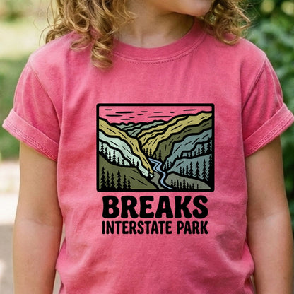 Breaks Interstate Park Kids Cotton T-Shirt
