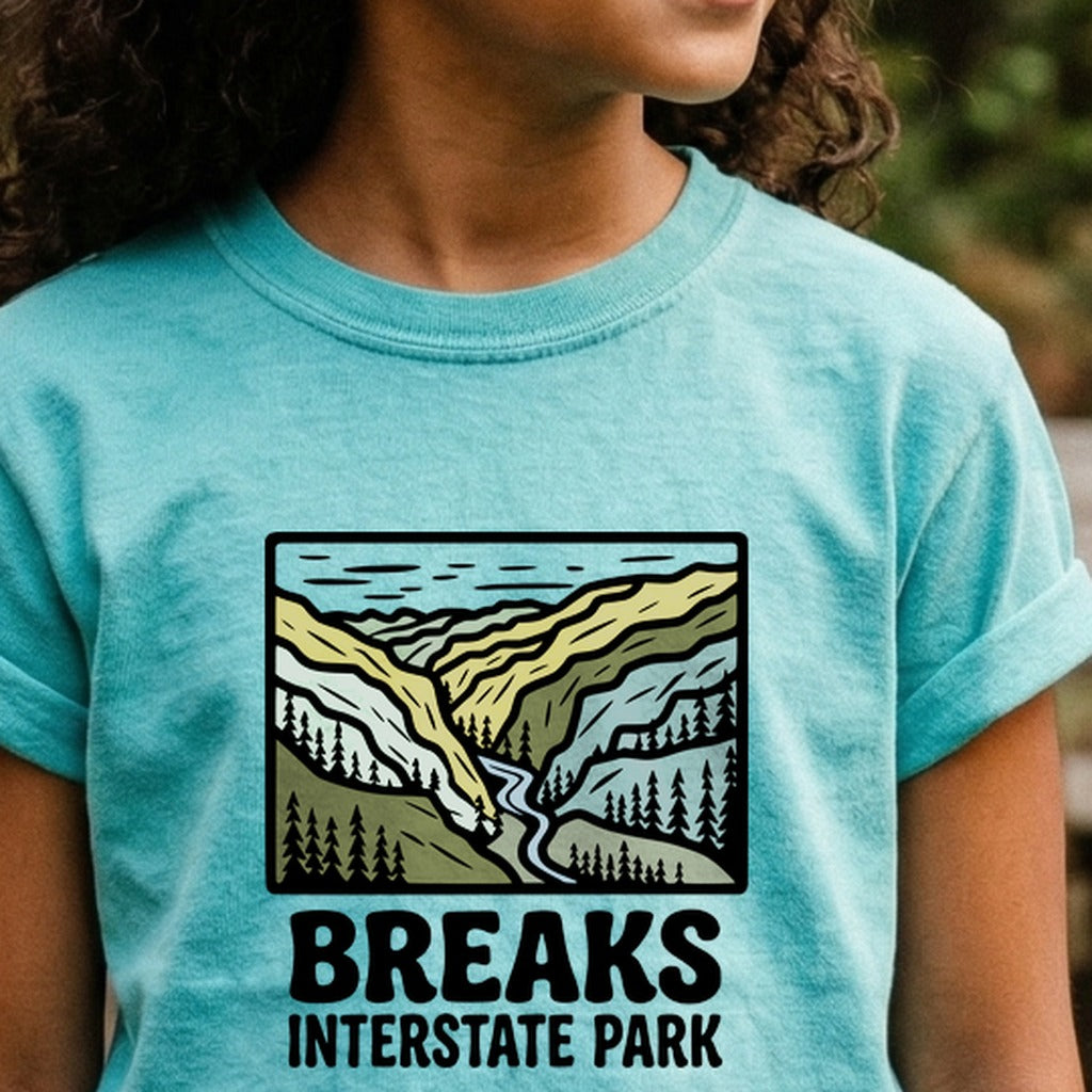 Breaks Interstate Park Kids Cotton T-Shirt