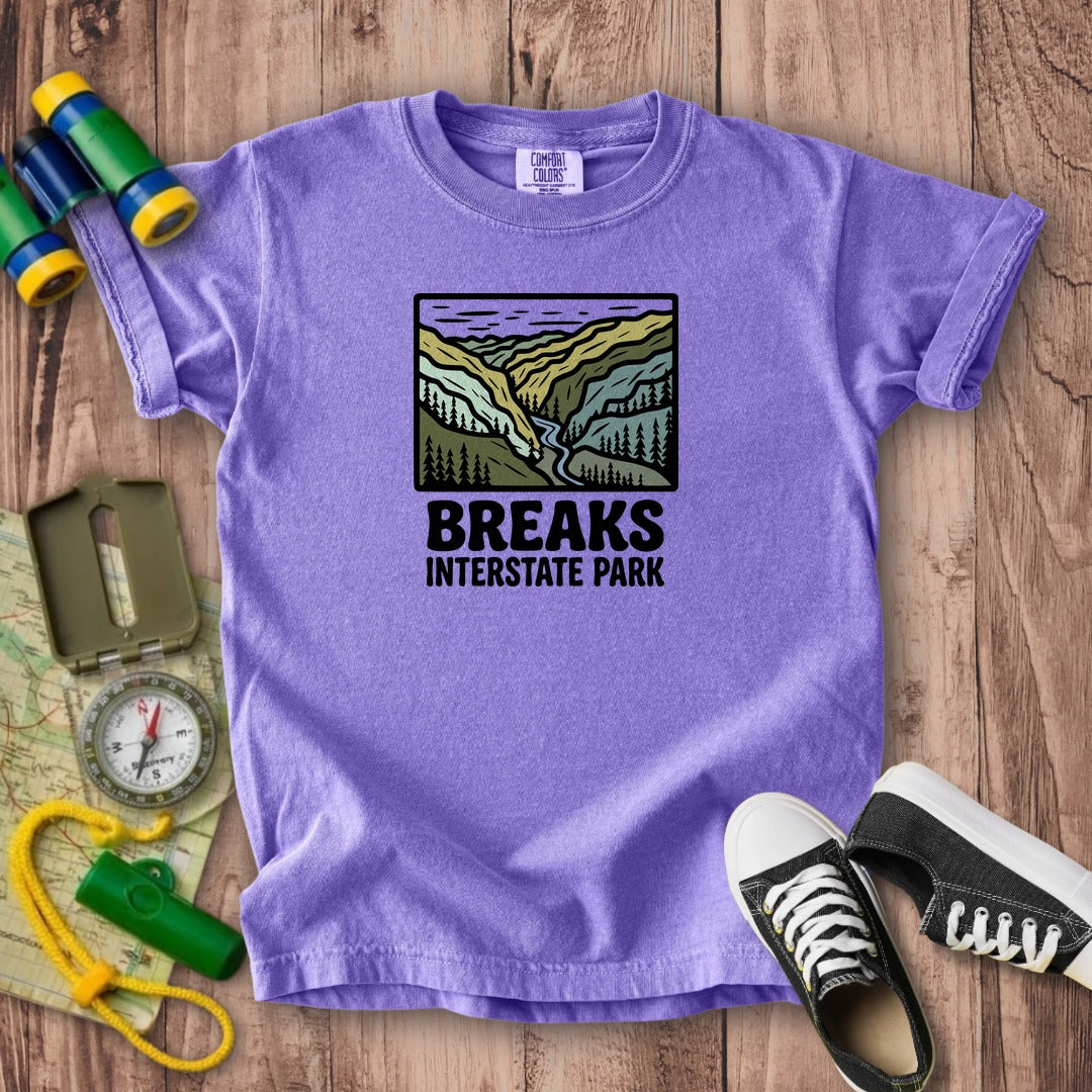 Breaks Interstate Park Kids Cotton T-Shirt
