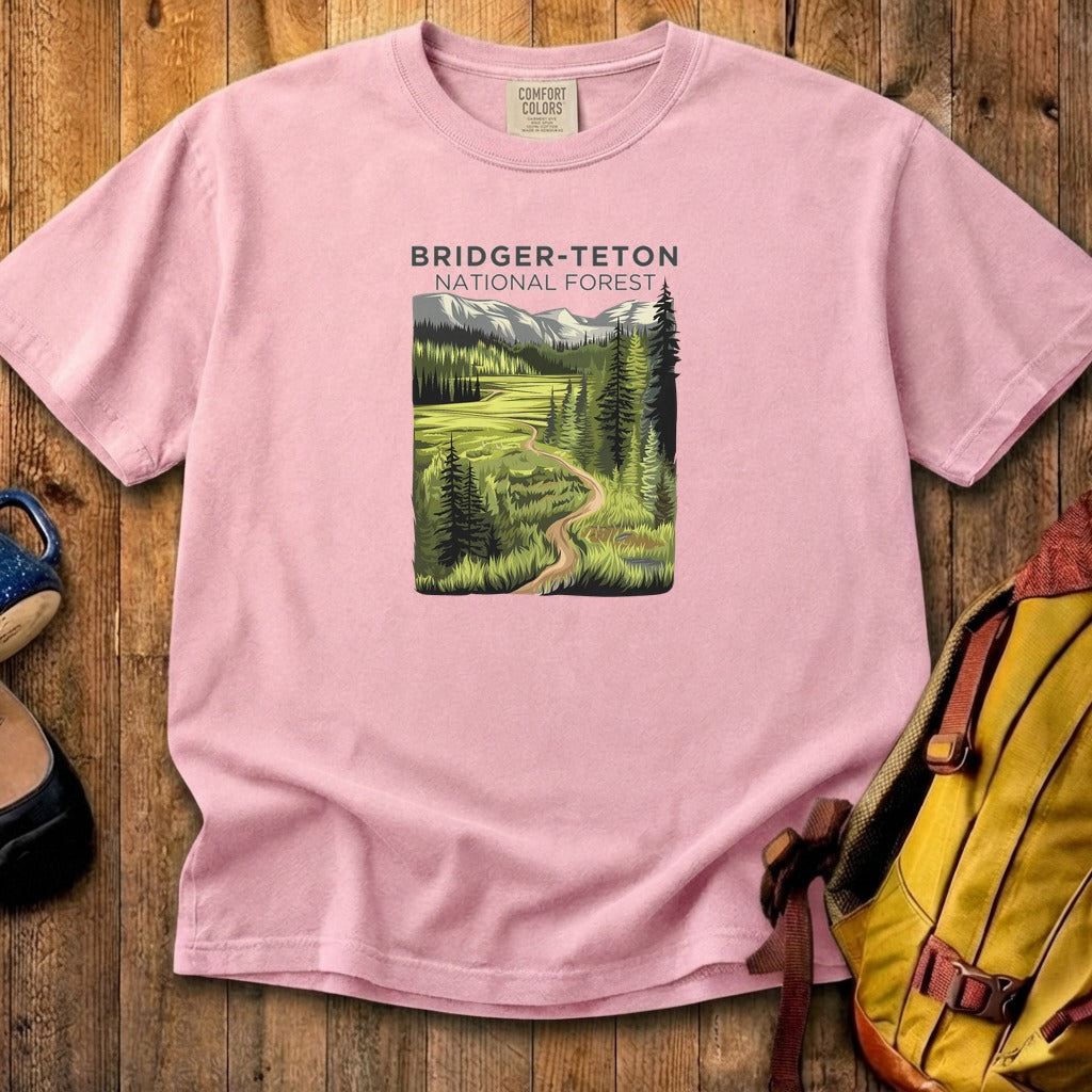 Bridger-Teton National Forest Cotton T-Shirt