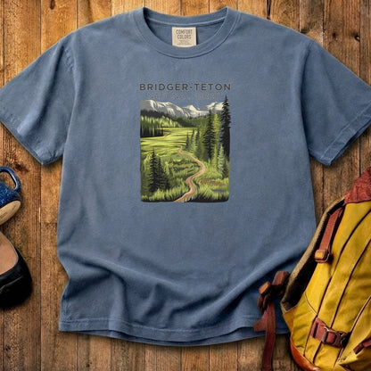 Bridger-Teton National Forest Cotton T-Shirt