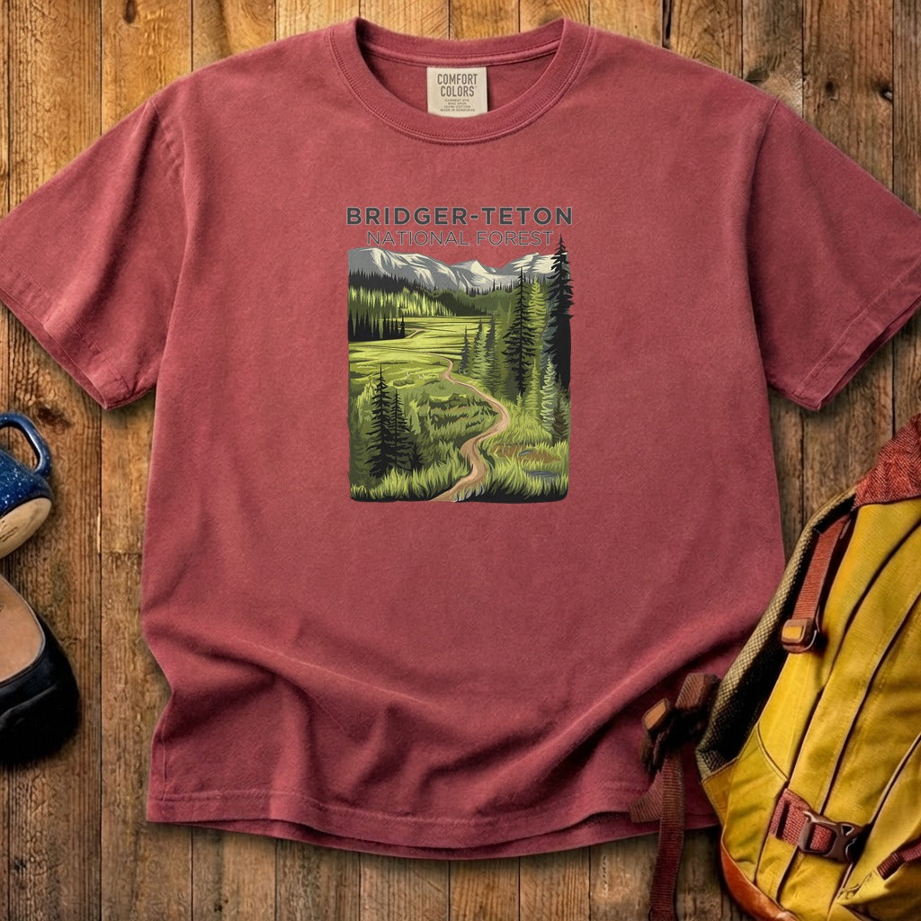 Bridger-Teton National Forest Cotton T-Shirt