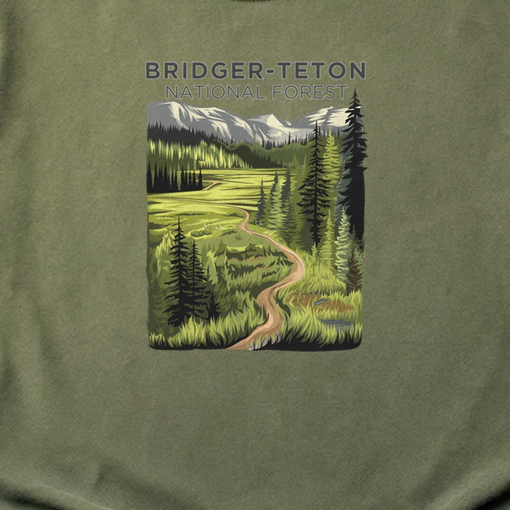 Bridger-Teton National Forest Cotton T-Shirt