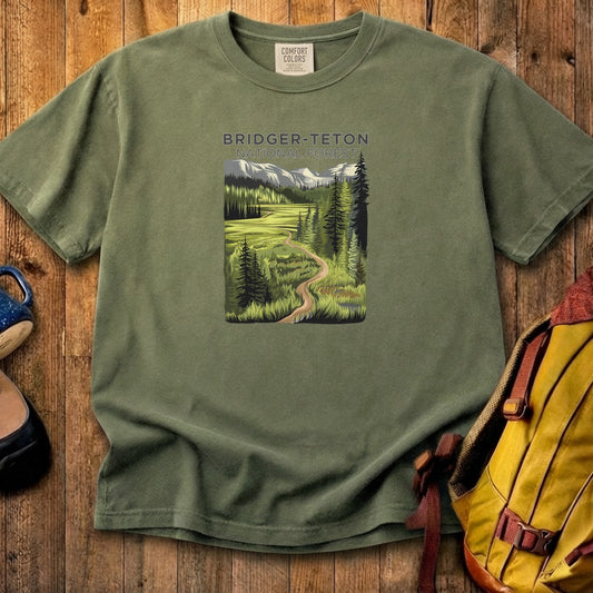 Bridger-Teton National Forest Cotton T-Shirt