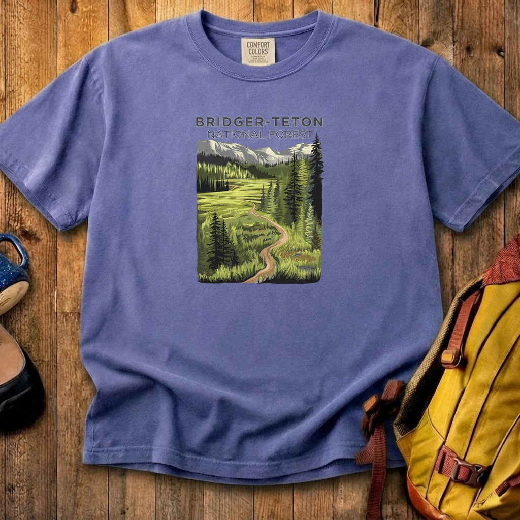 Bridger-Teton National Forest Cotton T-Shirt