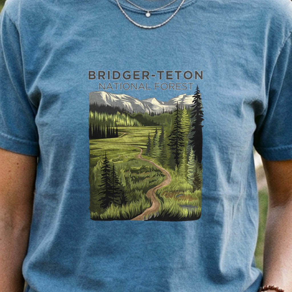 Bridger-Teton National Forest Cotton T-Shirt