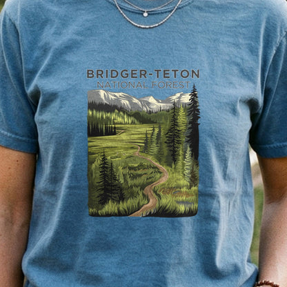 Bridger-Teton National Forest Cotton T-Shirt