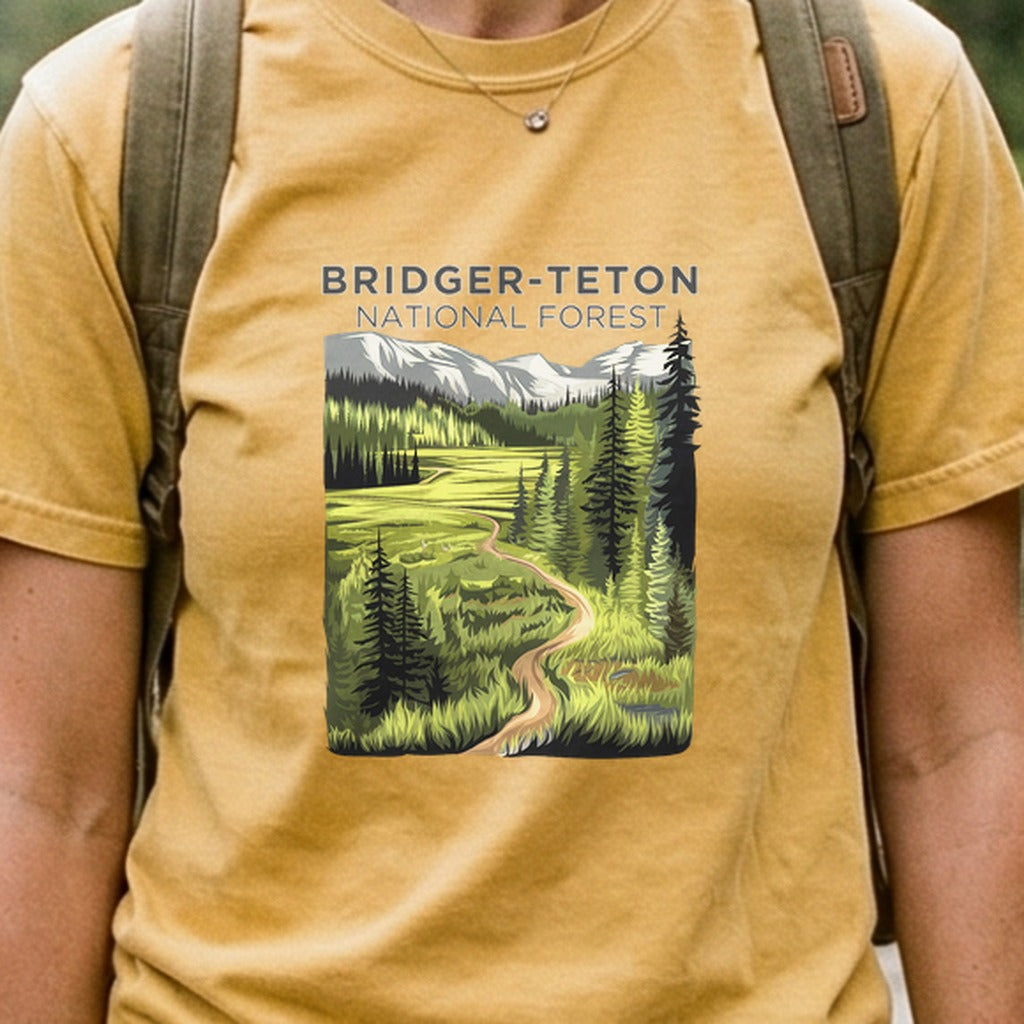 Bridger-Teton National Forest Cotton T-Shirt