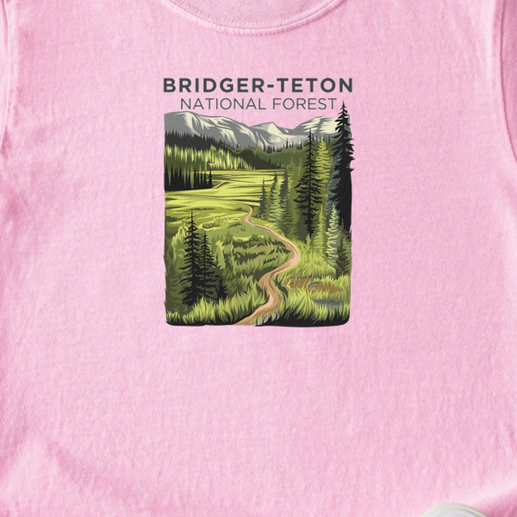 Bridger-Teton National Forest Kids Cotton T-Shirt