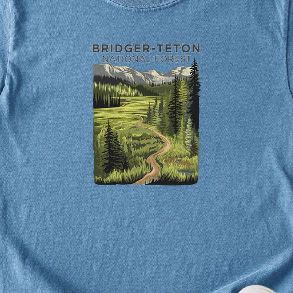 Bridger-Teton National Forest Kids Cotton T-Shirt
