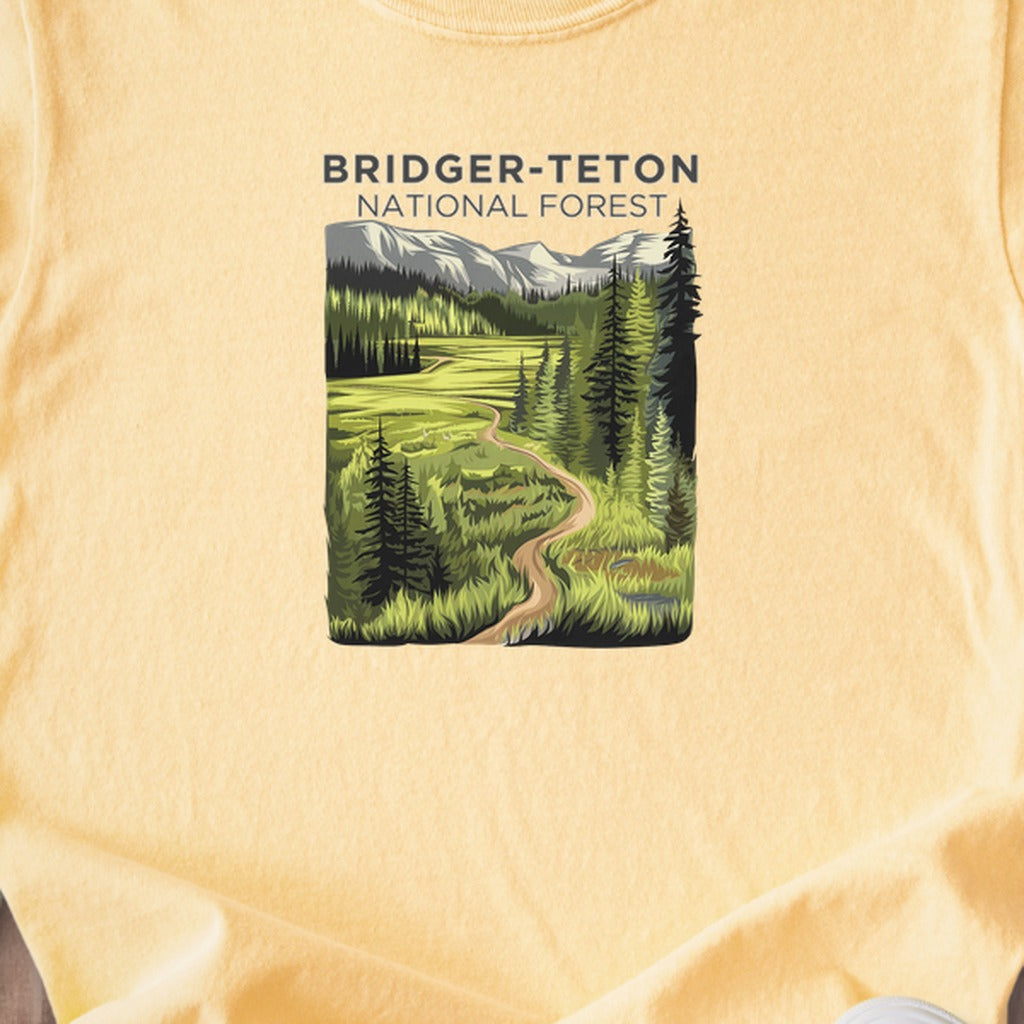 Bridger-Teton National Forest Kids Cotton T-Shirt