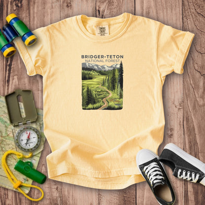 Bridger-Teton National Forest Kids Cotton T-Shirt