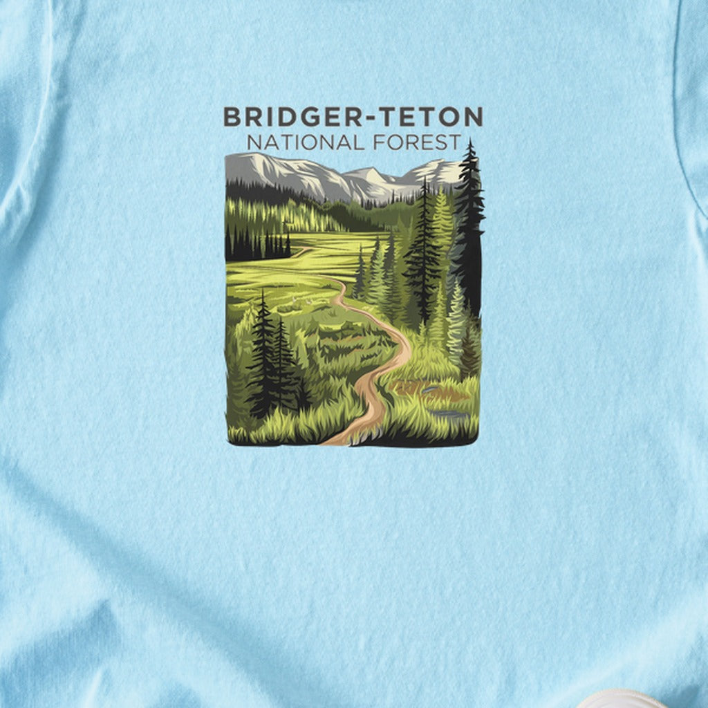 Bridger-Teton National Forest Kids Cotton T-Shirt