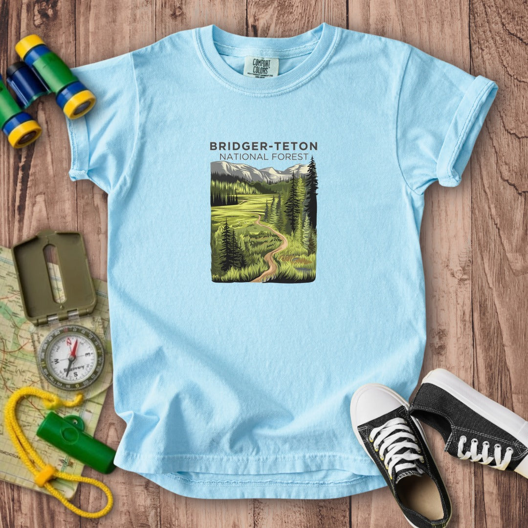 Bridger-Teton National Forest Kids Cotton T-Shirt