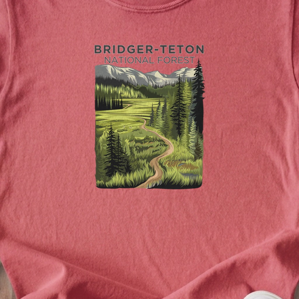 Bridger-Teton National Forest Kids Cotton T-Shirt