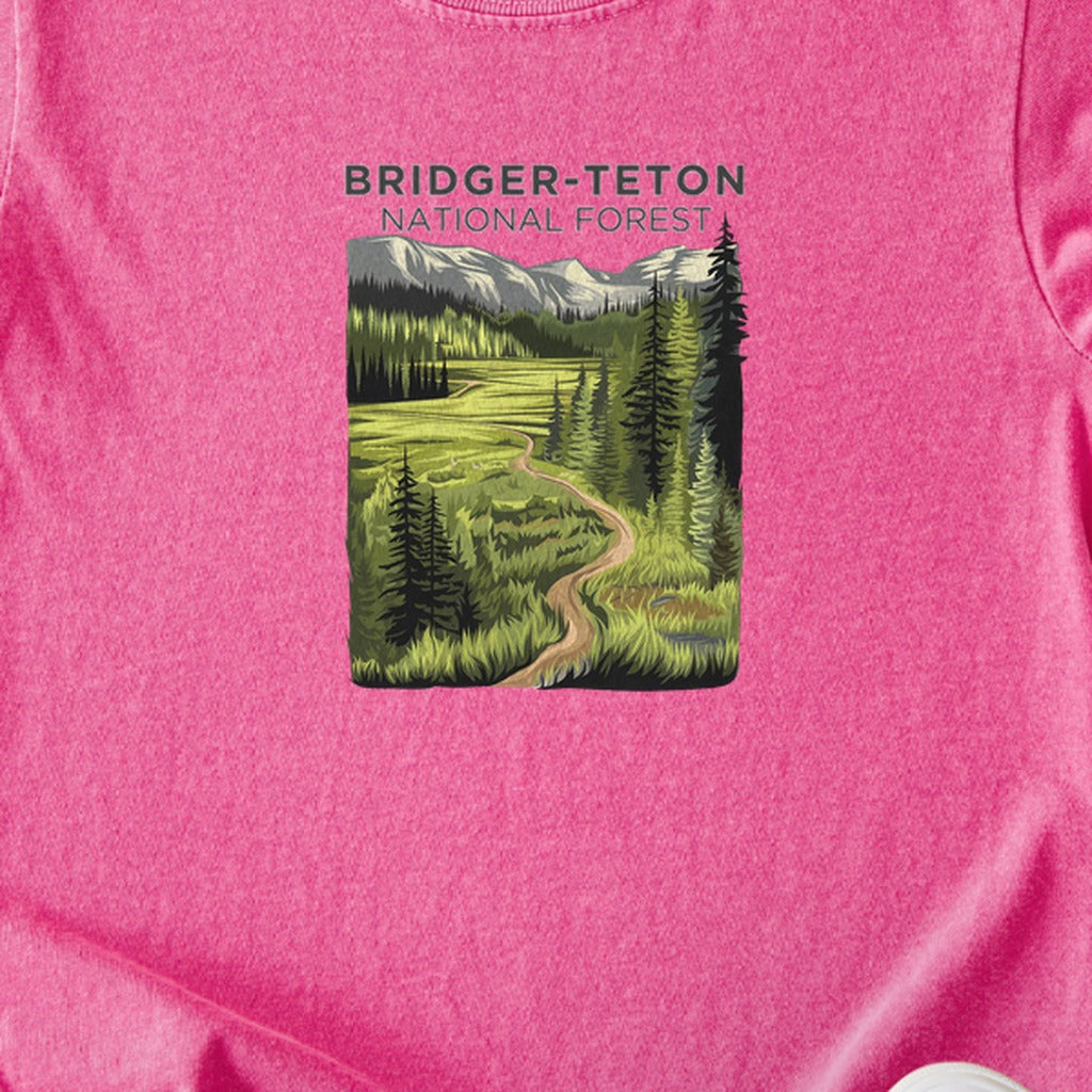 Bridger-Teton National Forest Kids Cotton T-Shirt