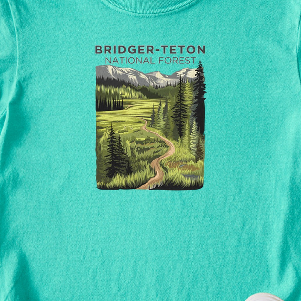 Bridger-Teton National Forest Kids Cotton T-Shirt
