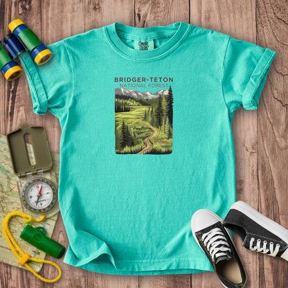 Bridger-Teton National Forest Kids Cotton T-Shirt