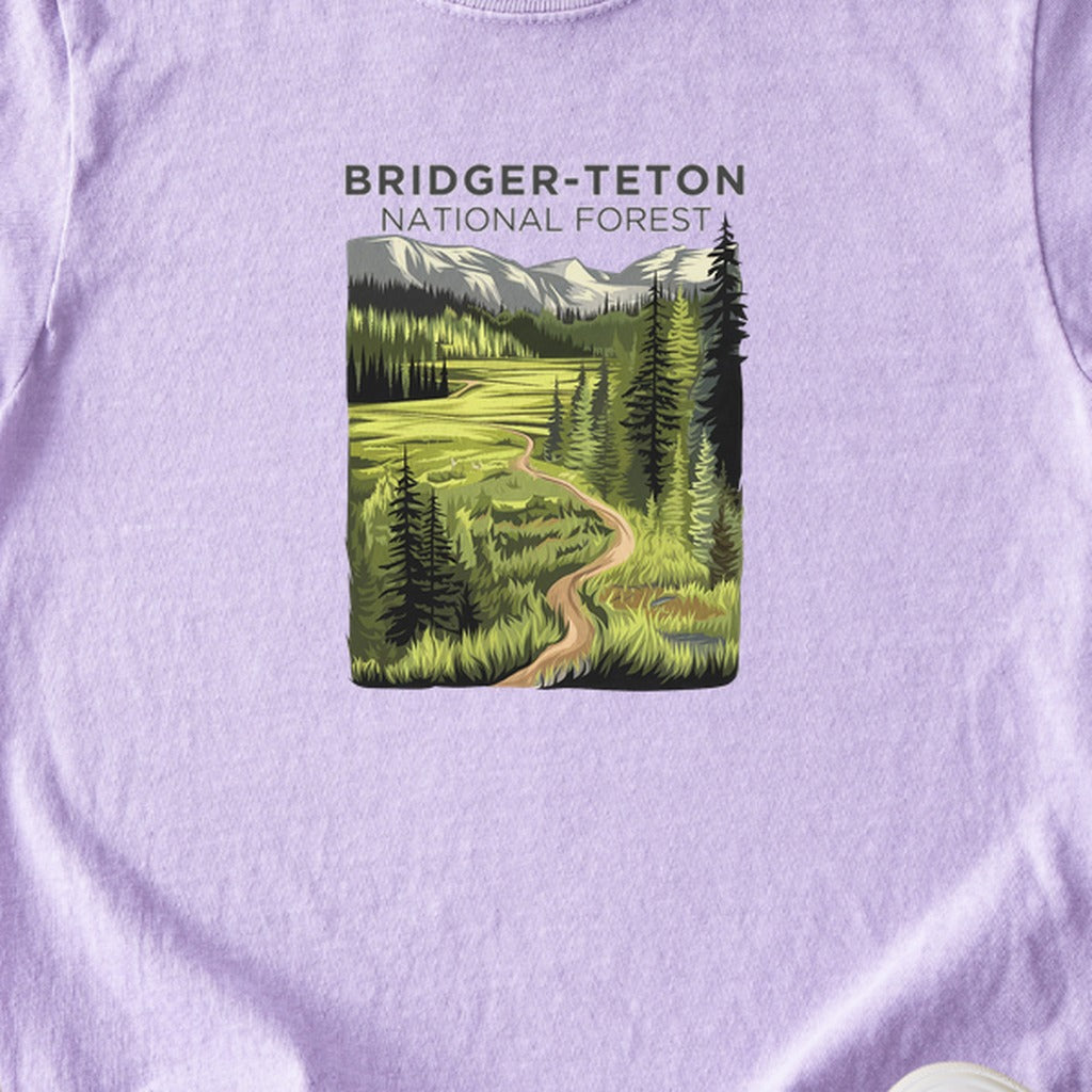 Bridger-Teton National Forest Kids Cotton T-Shirt