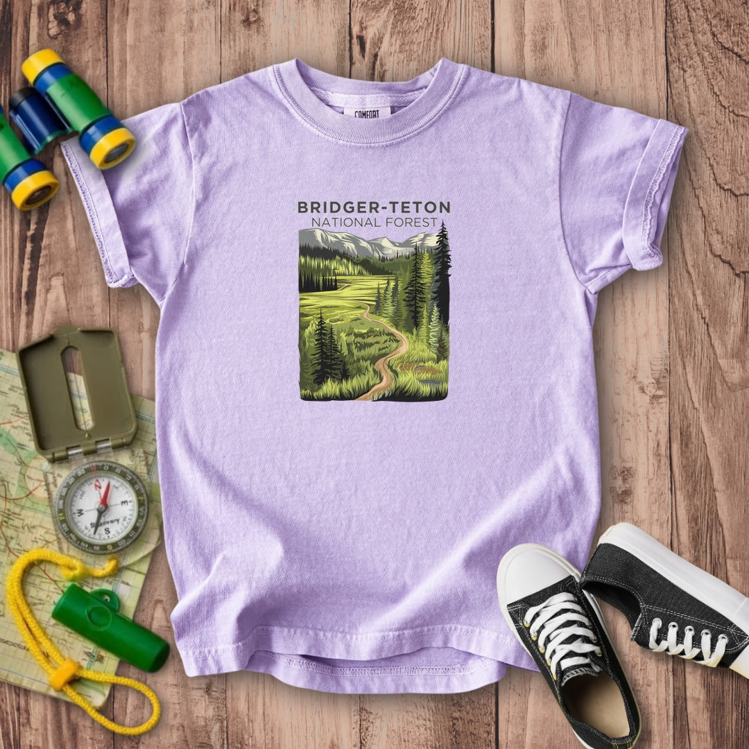 Bridger-Teton National Forest Kids Cotton T-Shirt