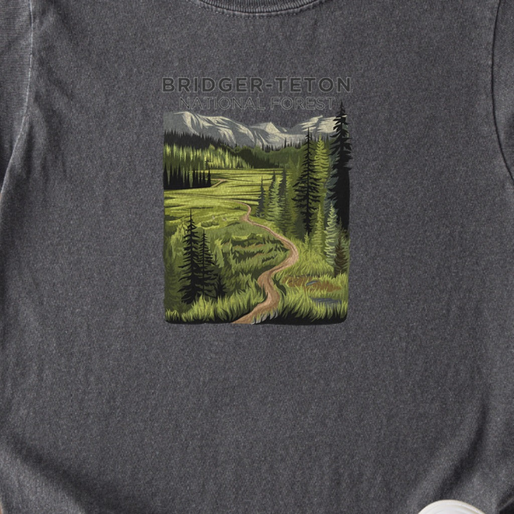 Bridger-Teton National Forest Kids Cotton T-Shirt