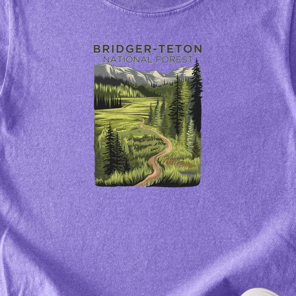 Bridger-Teton National Forest Kids Cotton T-Shirt